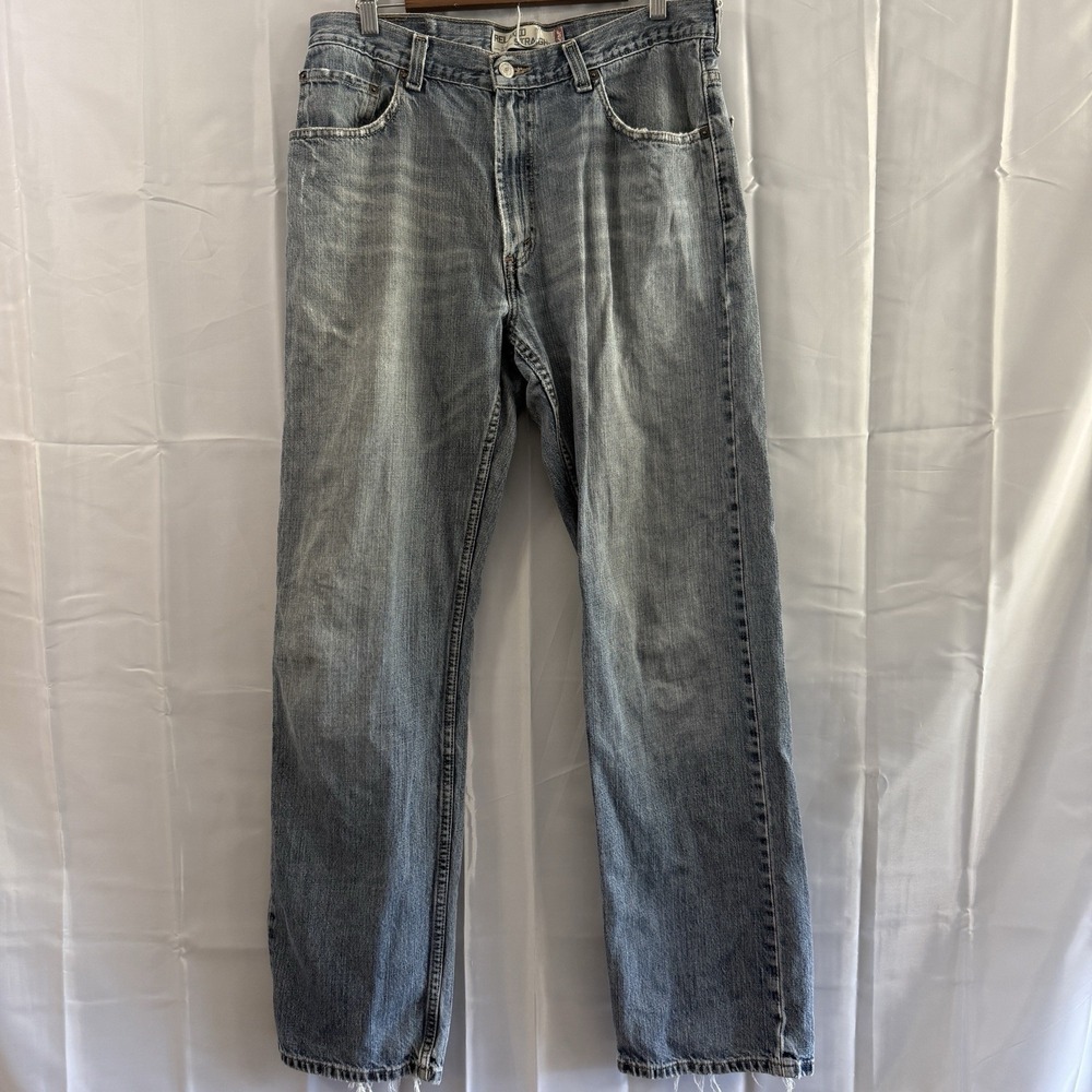 Vintage Levis 559 Jeans Mens Relaxed Straight Med Wash Denim 34x34 Fit 33x33 Y2K